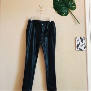 NWT Eva Longoria Pleather Pants
